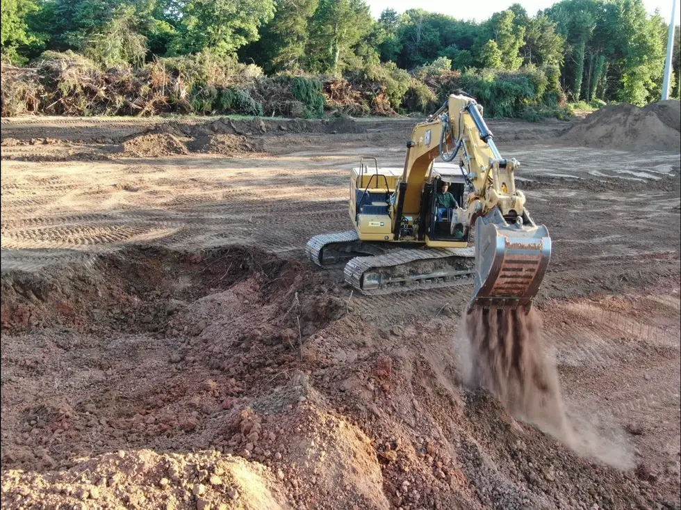 Graded and prepped construction site in the Oklahoma City, OK metro